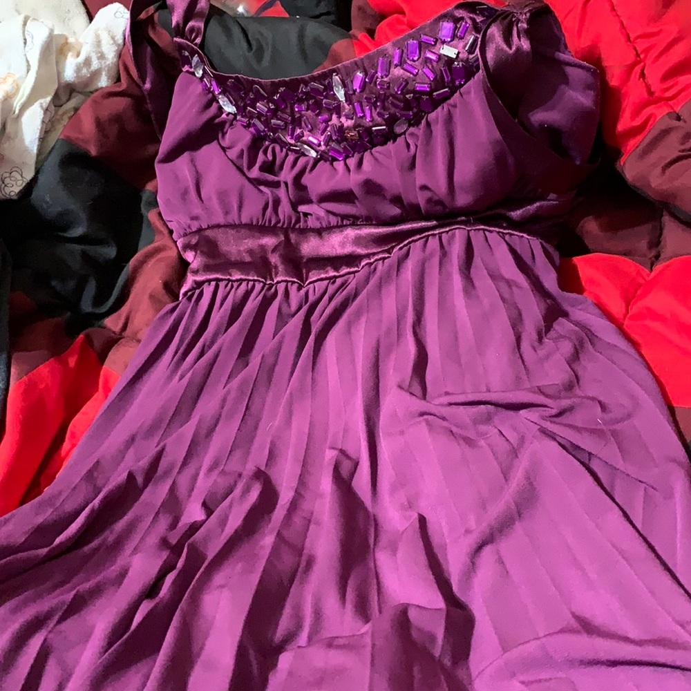 Formal purple dress